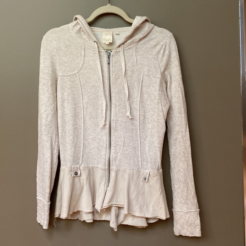 By Eloise cotton cardigan hoodie. Super cute - like new. Very soft .
